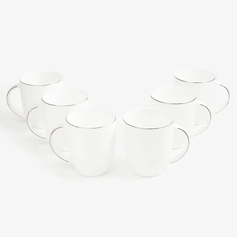 Mug, 400 ml, 6 pcs, porcelain F, Antarctica, image-1