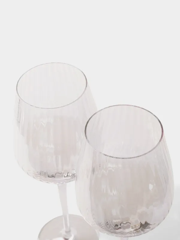 Drinking glass, 500 ml, 2 pcs, glass, mother of pearl, Lombardy polar, image-3