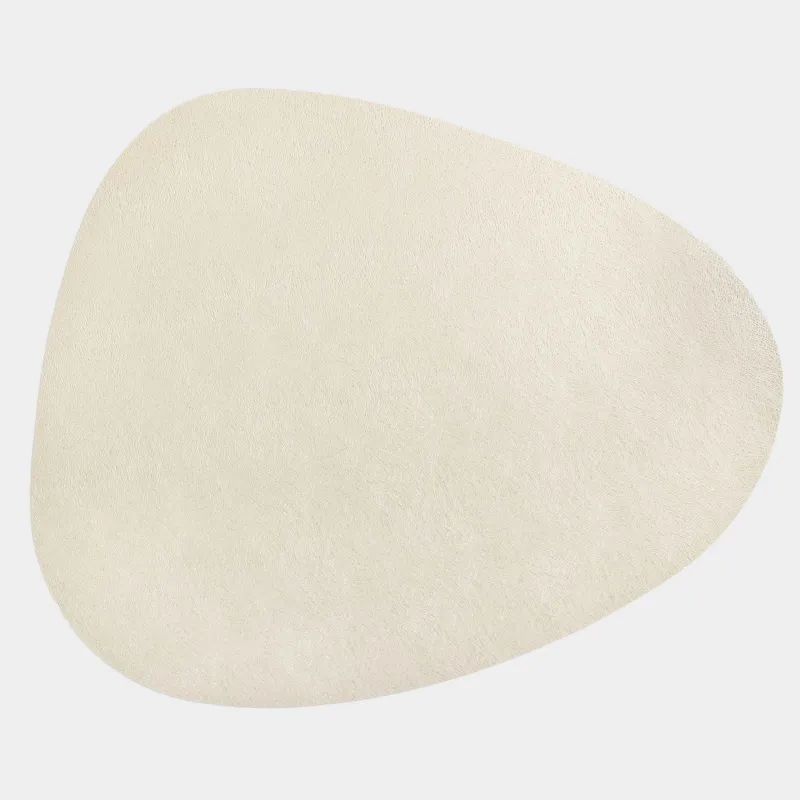 Placemat, 37x45 cm, double-sided, PVC, shaped, silver/gold, Rock, image-1