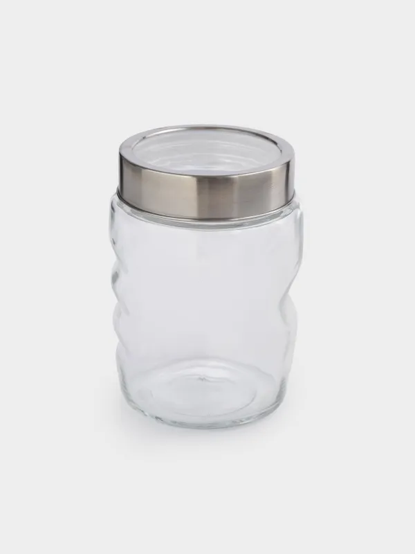 Food jar, 600 ml, glass/plastic, Comfort, image-2