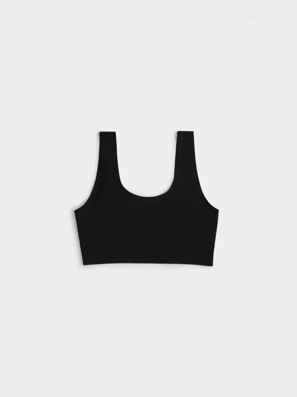 Bra-top, size S, nylon/spandex, black, Kimberly, image-5
