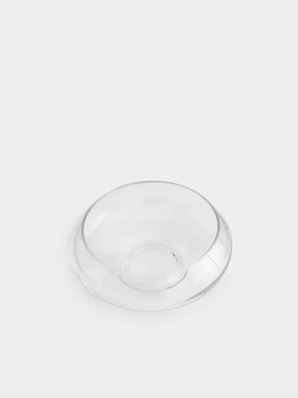 Salad bowl, 17x7 cm, glass, Clear, image-1