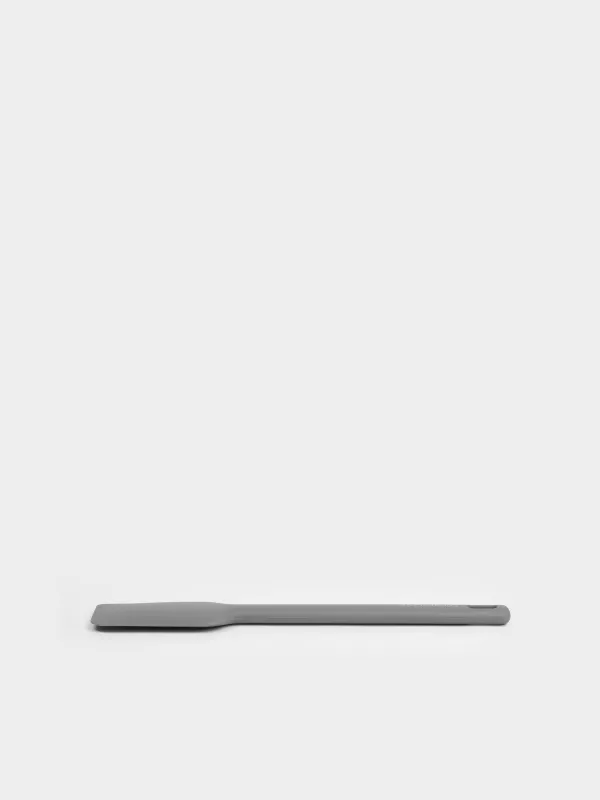 Spatula, 28 cm, silicone, grey, Grey steel, image-3