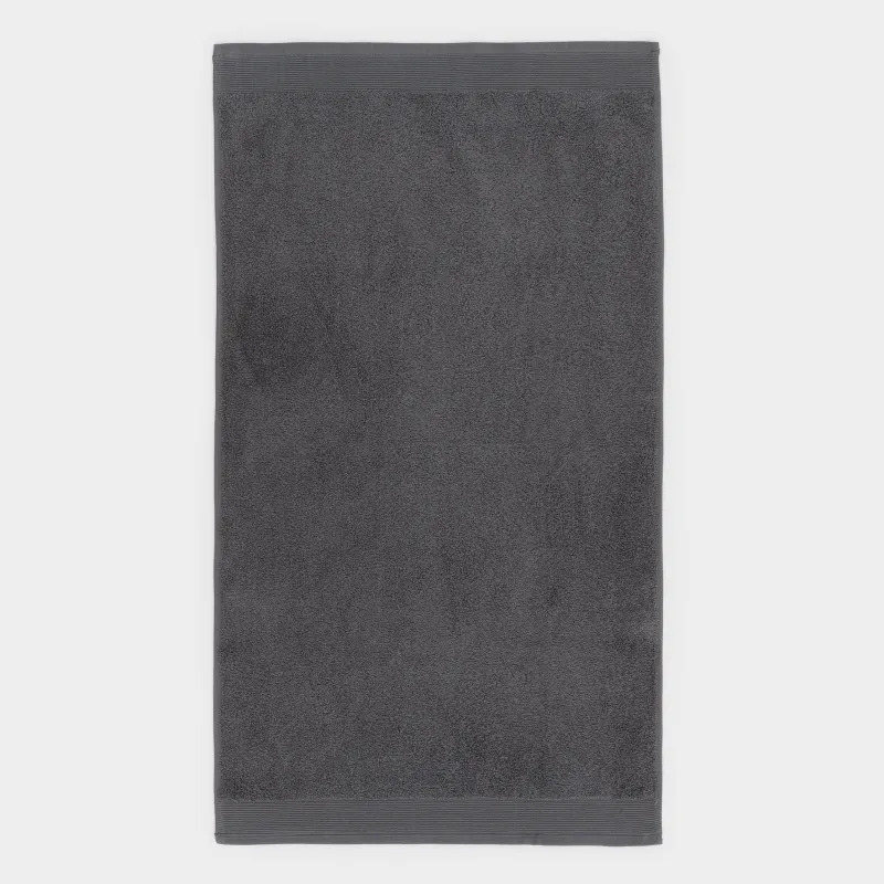Towel, 50x90 cm, cotton, grey, Vari cotton, image-2