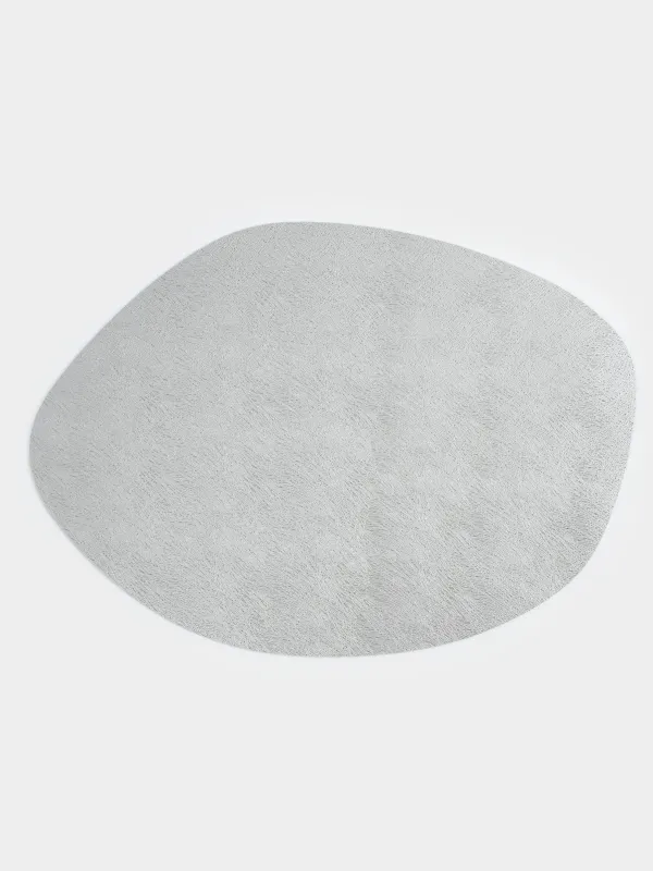 Napkin for appliances, 31x43 cm, double-sided, PVC, shaped, silver/gold, Rock, image-0