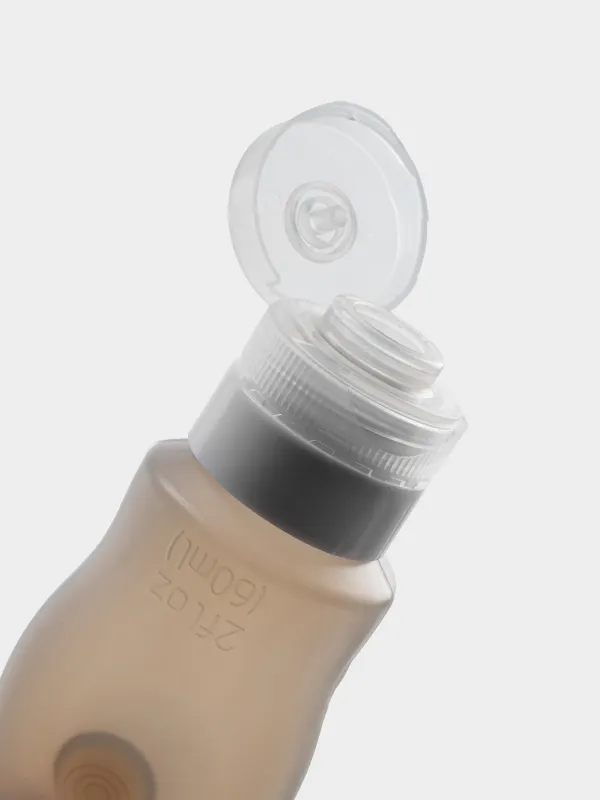 Travel Bottle Set, 4 pcs, suction cup, cosmetic bag, Silicone, Travel color, image-3