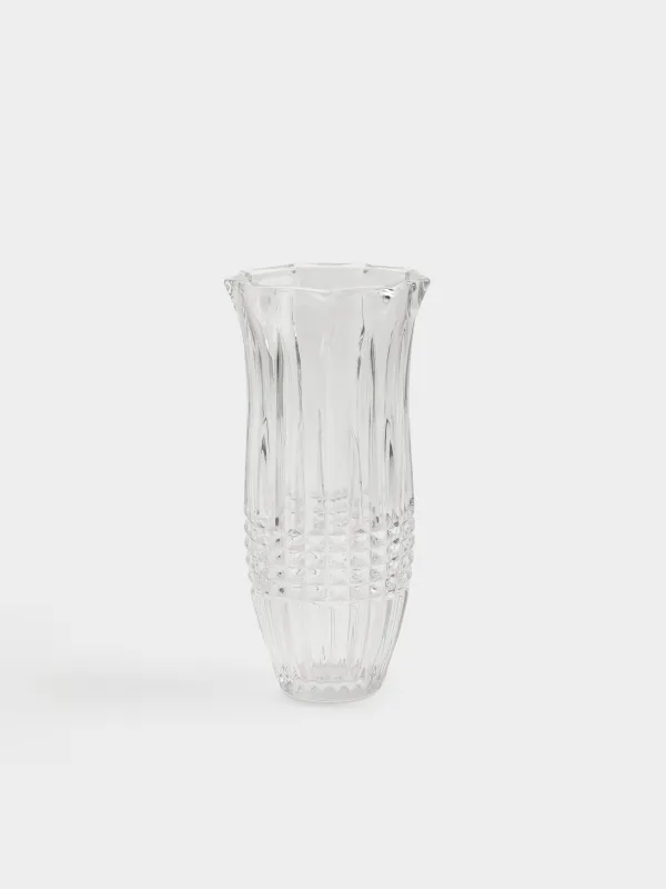 Flower vase, 30 cm, glass, Ribedic, image-0