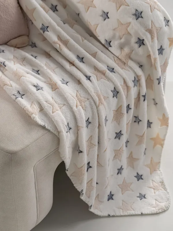 Blanket with pillow, 130x150 cm, fleece / plush, beige, Cat, Plush animals, image-3