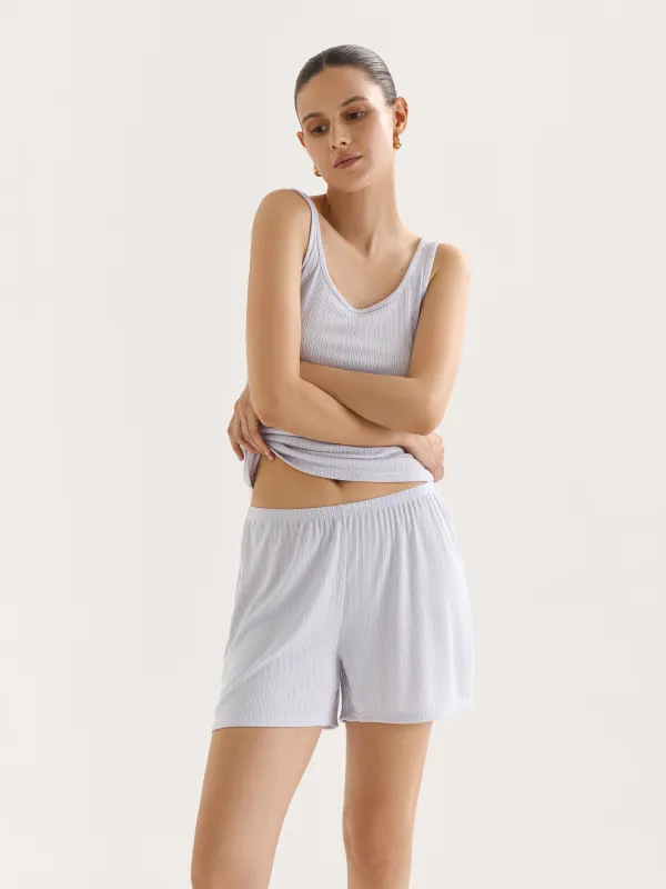 Women's shorts, homemade, size S, polyester / acrylic / viscose, pink, Magdalena, image-1