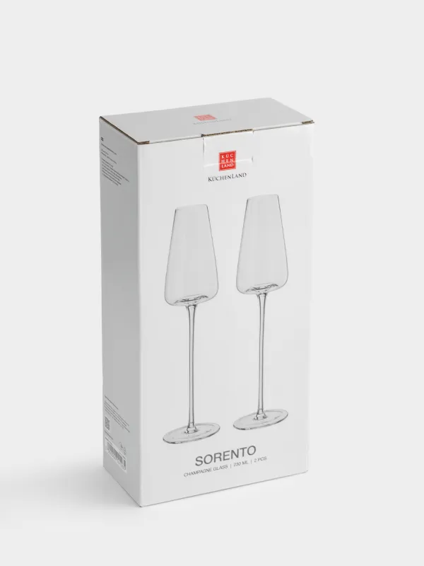Drinking glass, 230 ml, 2 pcs, crystal glass, Sorento, image-5