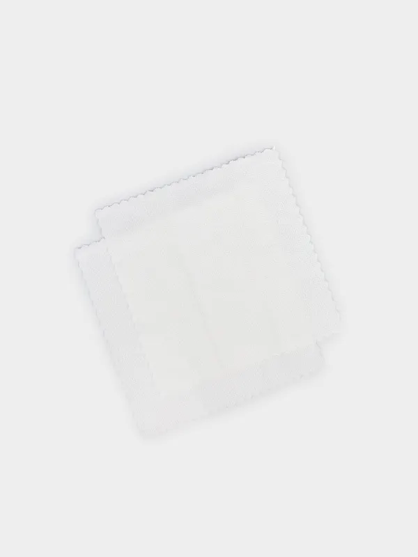 Kitchen cloth, 22x22 cm, 12 pcs, microfiber, white, Clean, image-4