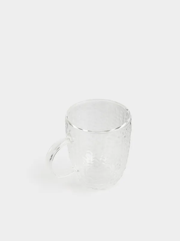 Mug, 400 ml, 2 pcs, glass B, Air ripply, image-1