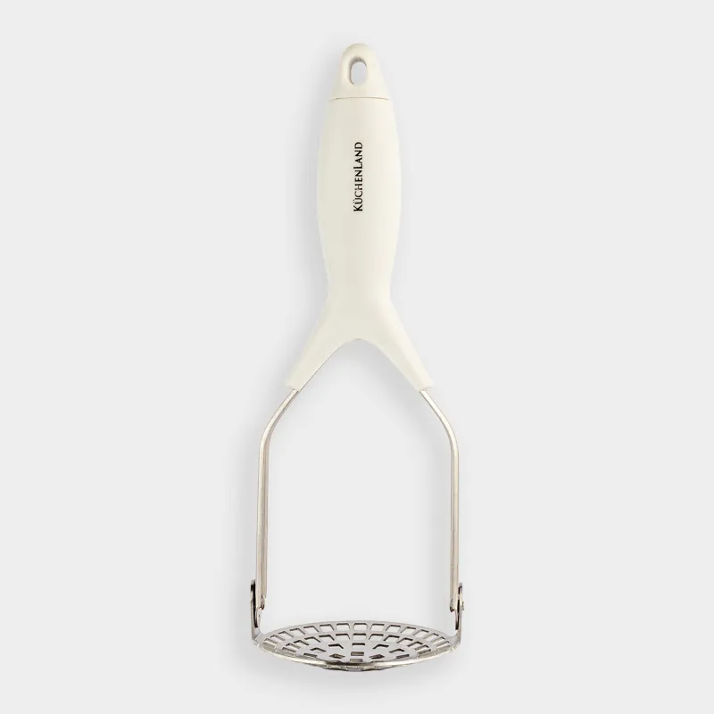 Puree press, 29 cm, folding, steel / plastic, grey, Soft kitchen