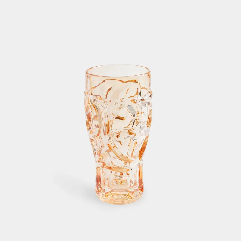 Glass, 15 cm, 270 ml, glass R, amber, Patterns, Gala