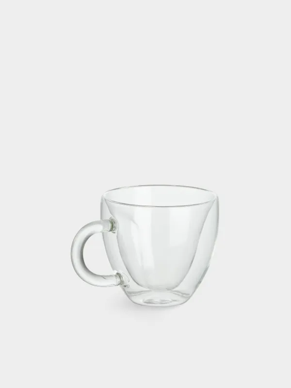 Mug, 250 ml, 2 pcs, glass B, Heart, Air Shape, image-2