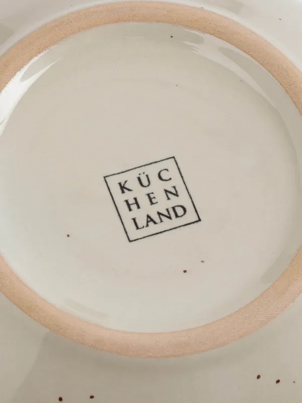 Soup plate, 14x7 cm, 2 pieces, ceramic, beige, speckled, Speckled, image-3