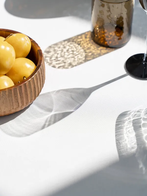 Tablecloth, 160x160 cm, polyester, white-gray, milkyy way, image-4