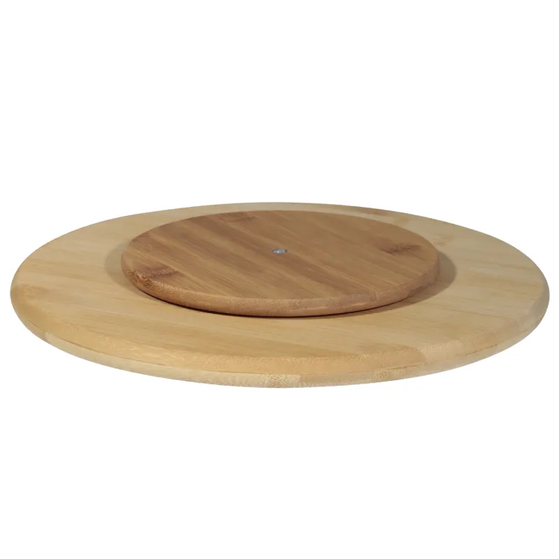 Serving dish, 30 cm, rotating, bamboo, Bamboo, image-1