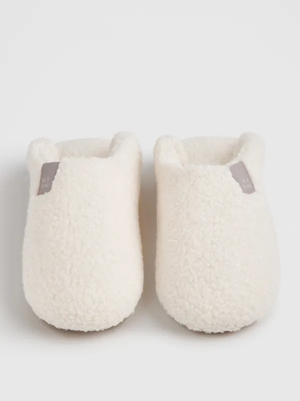 Women's slippers, homewear, size 36-37, artificial fur, milky, Plush mild, image-2