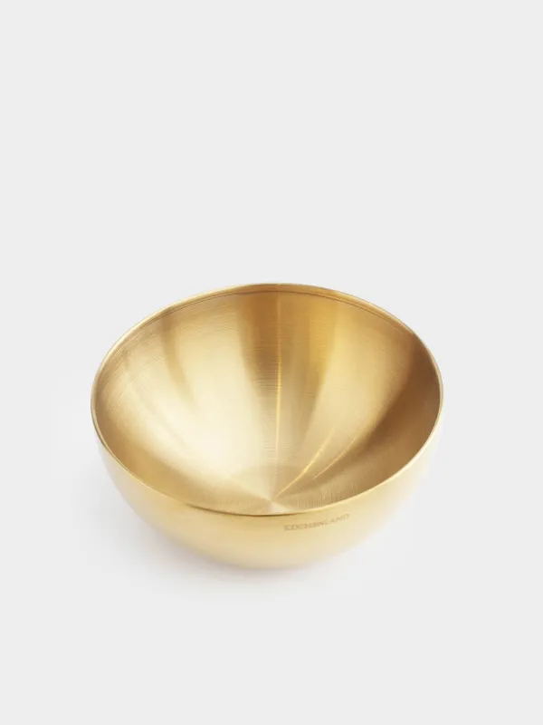 Bowl, 1,8 l, steel, golden, Classic gold, image-1