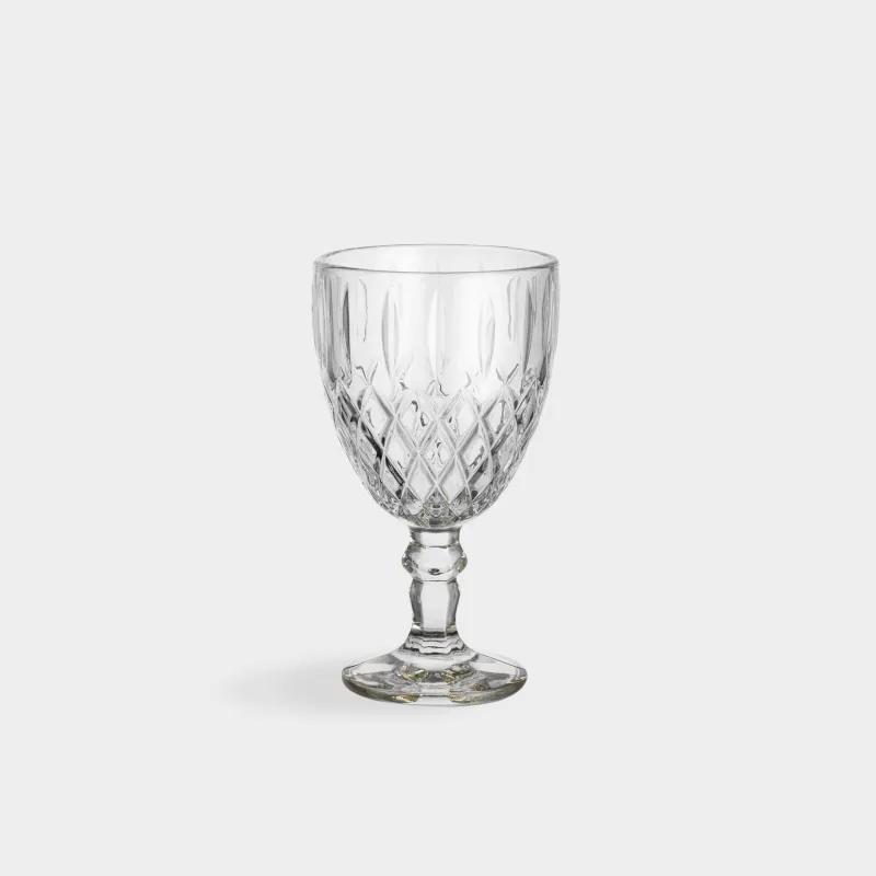 Drinking glass, 300 ml, glass R, yellow gradient, Rhomb gradient