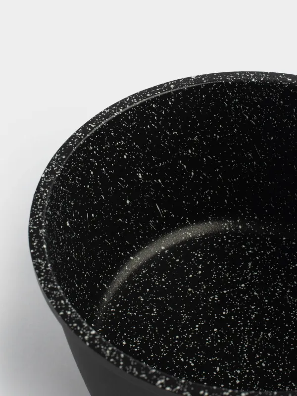 Bucket, 16 cm, 1.5 l, with lid, removable handle, coated, aluminum, Solution Red 2, image-6