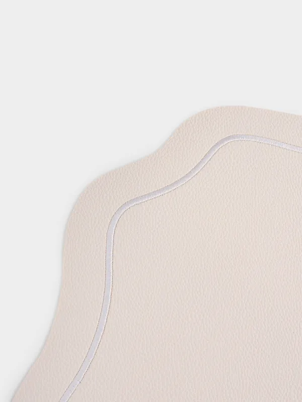 Placemat, 38x47 cm, PVC / polyester, shaped, milky, Vintage, Rock vintage, image-5