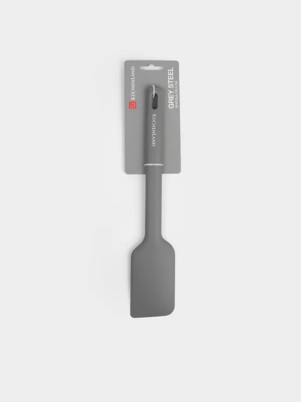 Spatula, 28 cm, silicone, grey, Grey steel, image-5