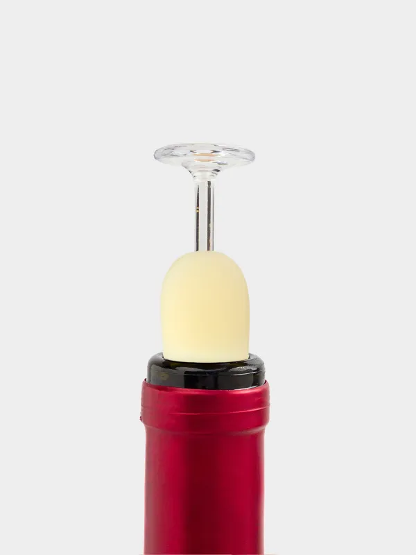 Bottle stopper, 7 cm, silicone, Glass, Manny, image-4