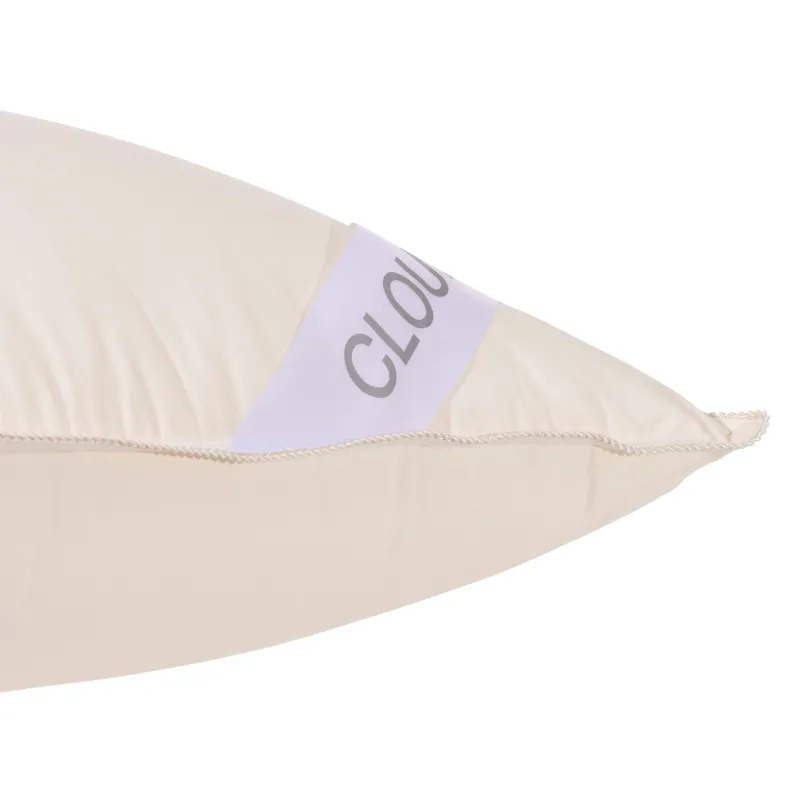 Pillow, 50x70 cm, dacron / microfiber, milk, Cloud fiber, image-2