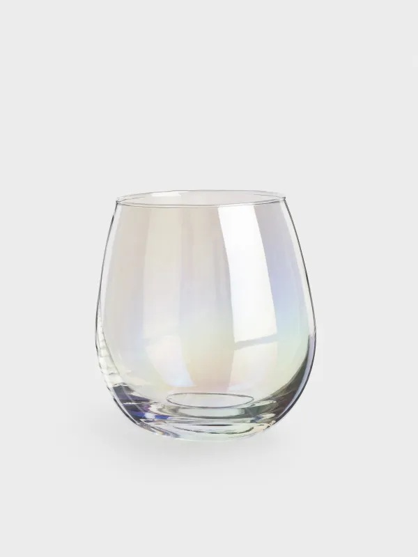 Glass, 10 cm, 460 ml, 6 pcs, glass, mother of pearl, Floyd polar, image-2