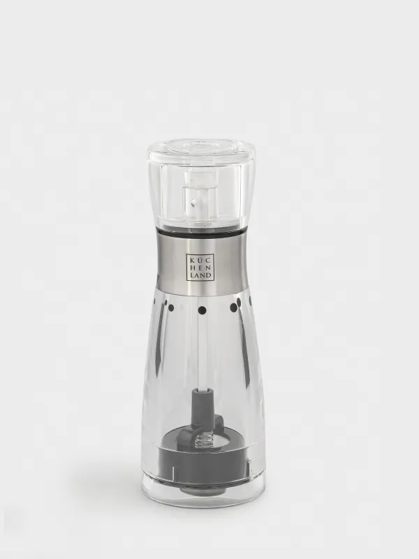 Spice mill, 17 cm, mechanical, acrylic, Classic, image-1