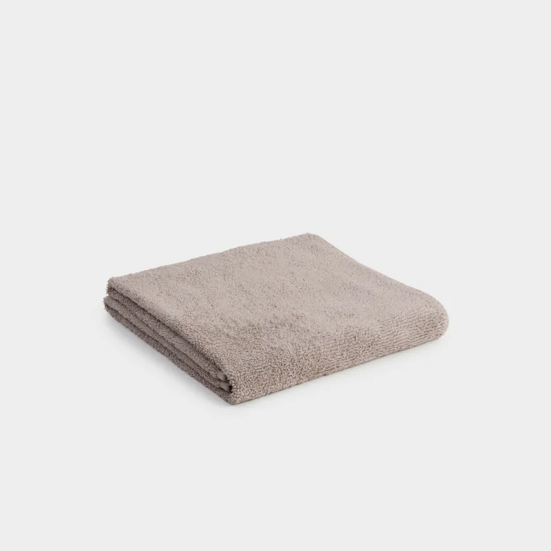 Towel, 70x140 cm, cotton, brown, Terry cotton