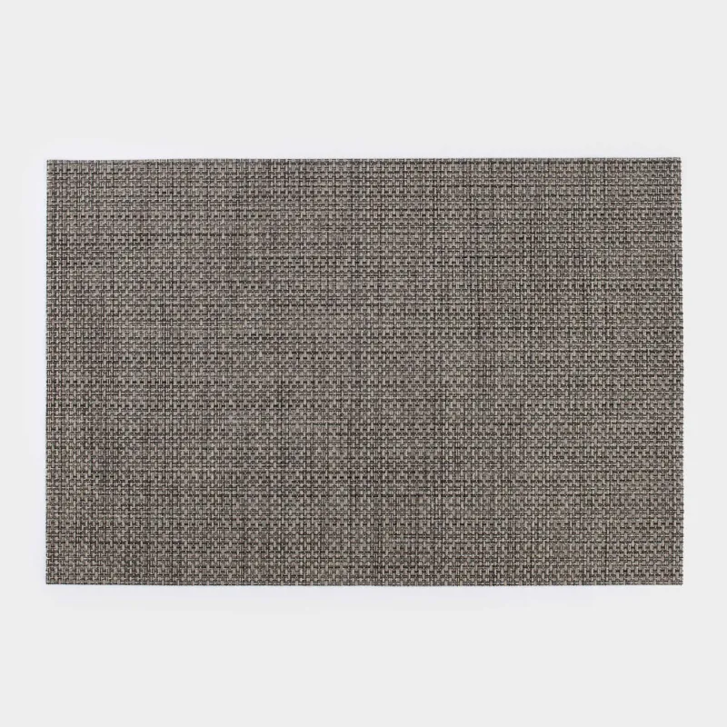 Placemat, 30x45 cm, PVC, rectangular, dark gray, Solid