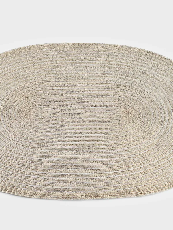 Napkin for appliances, 30x45 cm, polyester, oval, champagne, Rotary shine, image-2