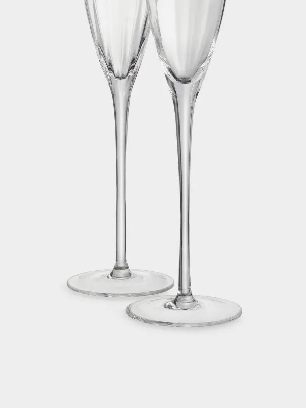 Drinking glass, 180 ml, 2 pcs, glass, with golden edging, Charm R gold, image-3