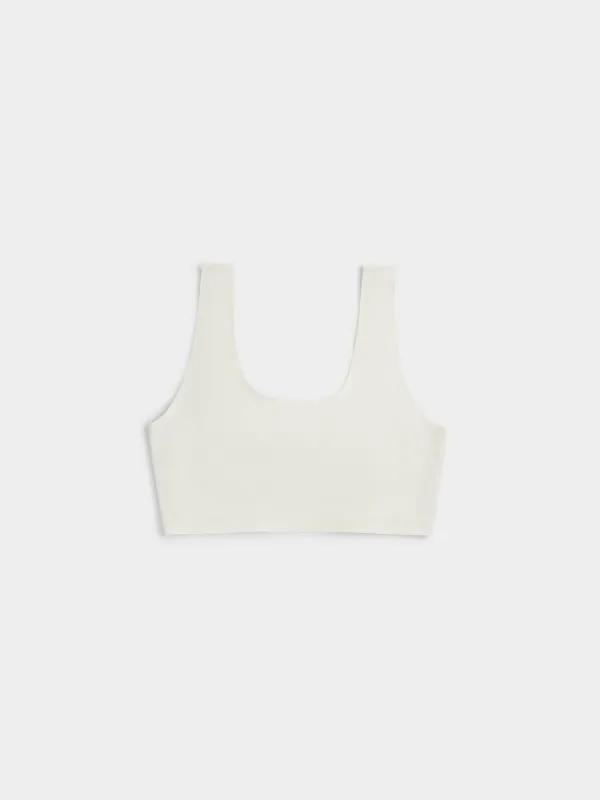 Bra-top, size S, nylon/spandex, milky, Kimberly, image-4