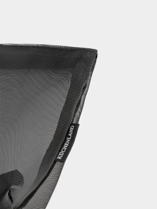 Cosmetic bag, 24x14 cm, Polyester, black, Mesh, Easy Travel, image-2