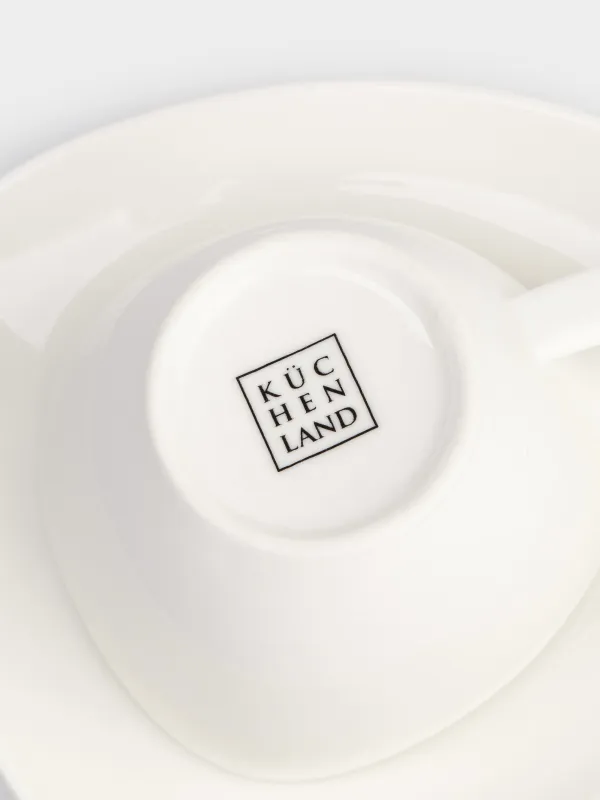 Tea pair, 1 Persian, 2 pr, 180 ml, porcelain P, white, Synergy, image-9