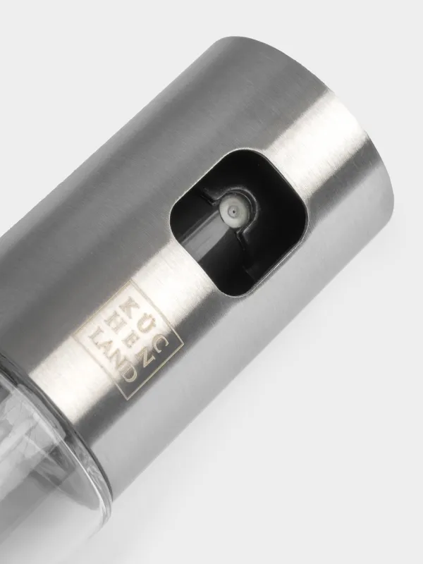 Oil and vinegar spray dispenser, 100 ml, 2 pcs, glass / steel, Classic, image-2