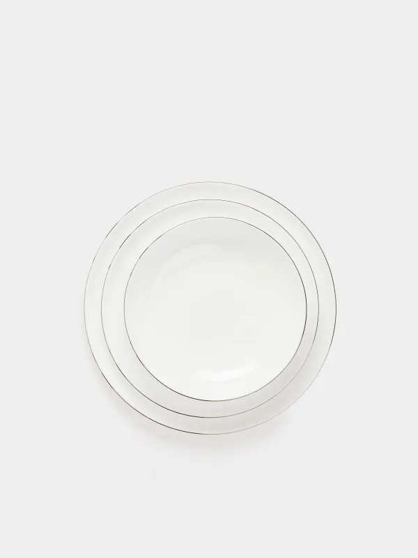 Dining set, 6 pers, 19 pr, porcelain F, Antarctica, image-3