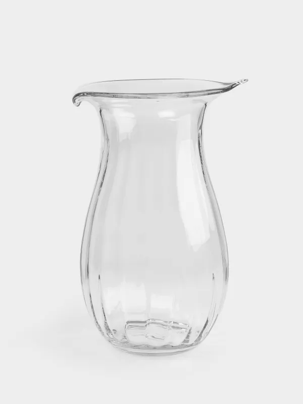 Flower vase, 39 cm, glass, Ledge, image-0