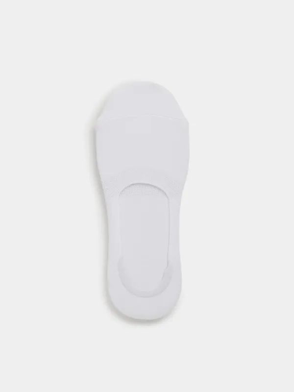 Men's track socks, Size 39-42, cotton / polyester, white, Basic, image-0