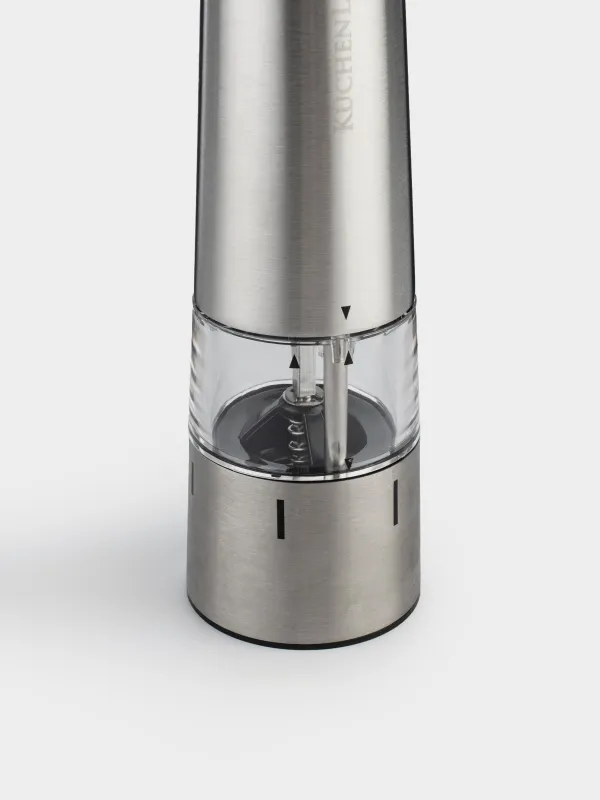 Spice mill, 24 cm, electric, steel / plastic, LED B, beveled, Classic, image-1