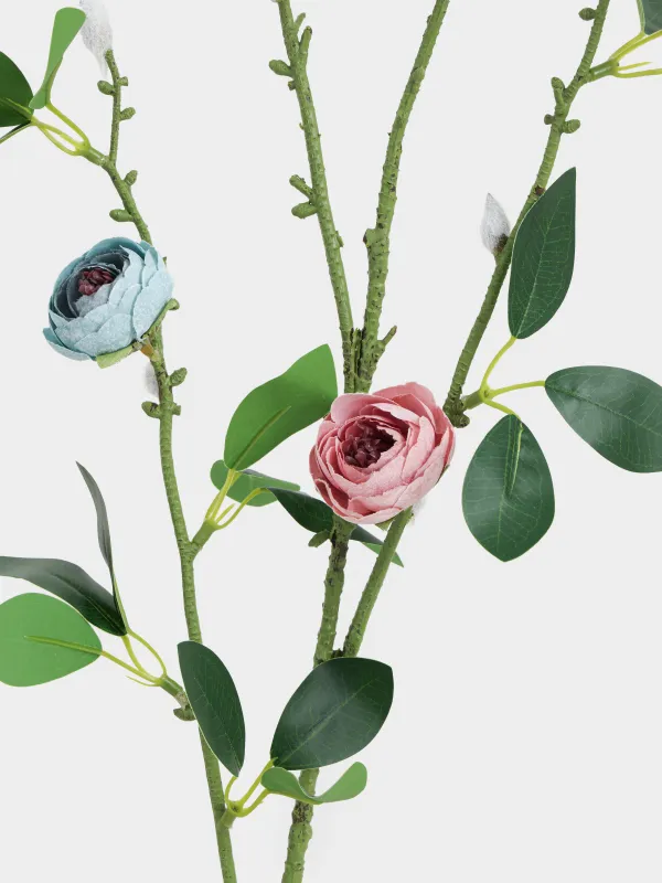 Decorative branch, 1 m, plastic, Peonies, Flower garden, image-2
