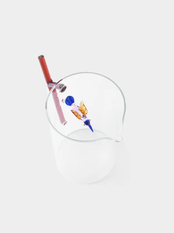 Jug, 1.4 l, glass B, brown handle, Hummingbird, Shape, image-3