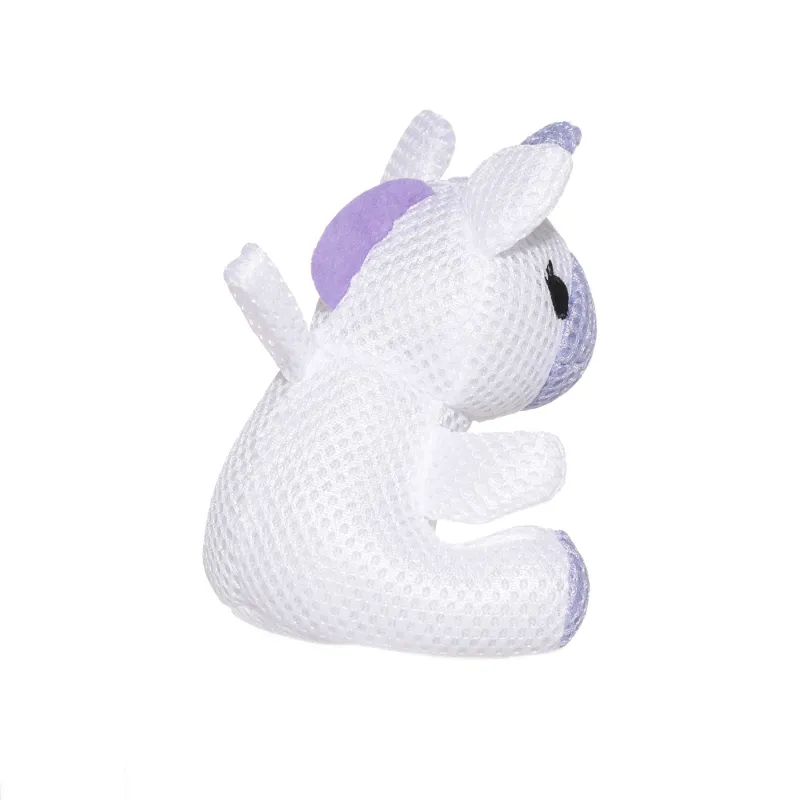 Shower set, 3 pr, children's, in a cosmetic bag, Polyester, Lilac, Unicorn, Unicorn, image-1