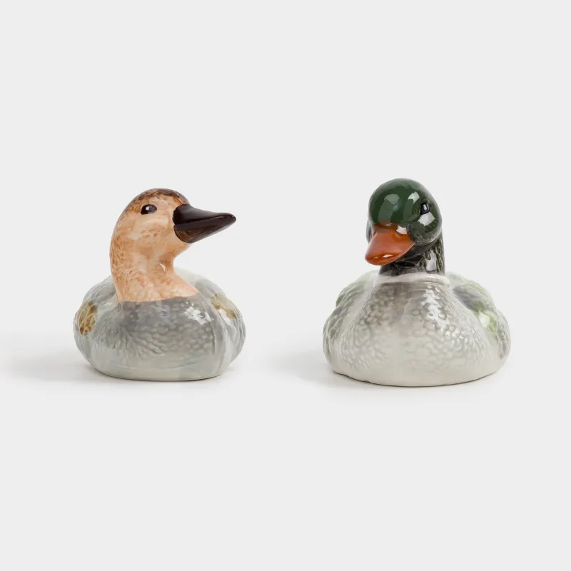 Salt and pepper set, 10 cm, ceramic, Duck, Duck, image-1