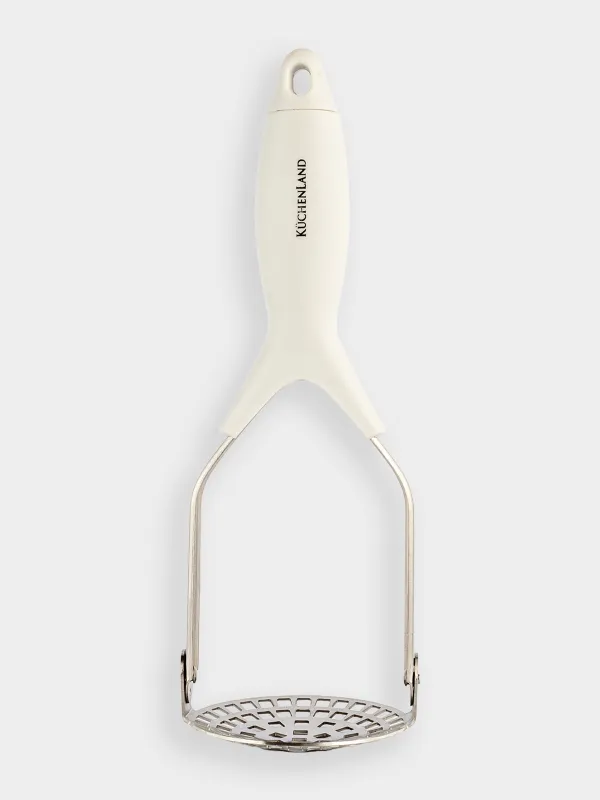 Puree press, 29 cm, folding, steel / plastic, grey, Soft kitchen, image-0