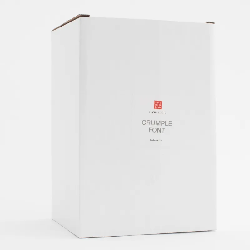 Flower vase, 20 cm, ceramic, white, Moment, Crumple font, image-5